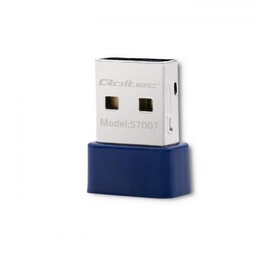 Karta sieciowa Mini Wi-Fi Qoltec Bezprzewodowy BT 4.0