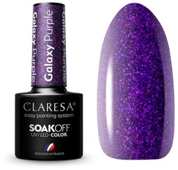 CLARESA Lakier hybrydowy Galaxy - Purple 5g
