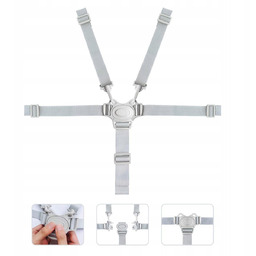 Pas bezpieczeństwa dla niemowląt, 5-punktowe szelki do krzesełka