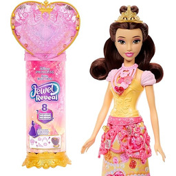 Mattel Disney Princess Jewel Reveal Lalka księżniczka Bella