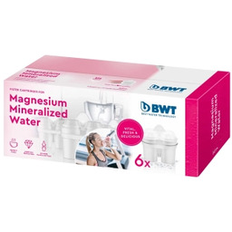 BWT Mineralizowana Magnezem miękka woda 6szt. Wkład filtrujący