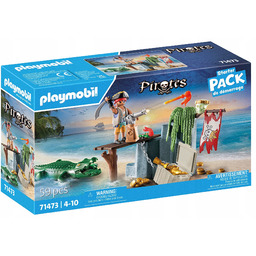 Playmobil Pirates 71473 Pirat z aligatorem