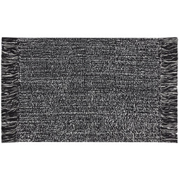 Dywan 50 x 70 Łazienkowy Lana Czarny+Biały