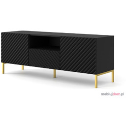 Szafka RTV 150 PASSAT Czarny + Złoty