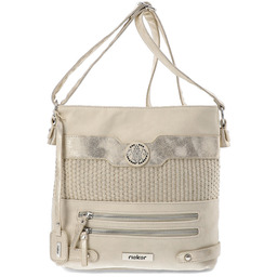 Rieker Beżowa Szykowna Torebka Damska