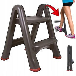 Drabinka Mała Stołek Taboret Składany Antypoślizgowy Mocny