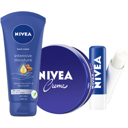 NIVEA Zestaw Pomadka Krem do rąk Krem uniwersalny