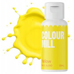 Barwnik olejowy do mas tłustych kremu czekolady żółty