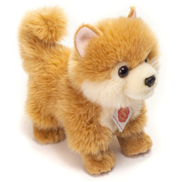 Maskotka piesek pluszowy Pomeranian stojący 22 cm Teddy