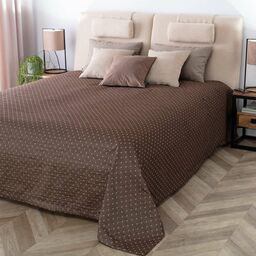 Pled Anthony 260x260cm chocolate, 260 x 260 cm
