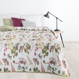 Design 91 Narzuta dekoracyjna 170x210 Rosa róże biała