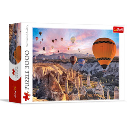 Trefl Balony Nad Kapadocją Puzzle, Wielokolorowy, 3000 Elementów