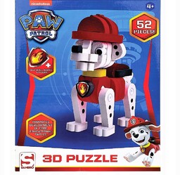 Puzzle piankowe 3D Psi Patrol Marshall oraz Chase