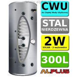 Bojler Joule 300l 2w zasobnik nierdzewny 2 wężownice