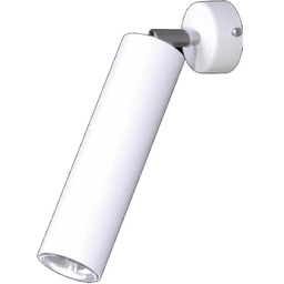 Lumes Biały metalowy ruchomy kinkiet tuba - A739