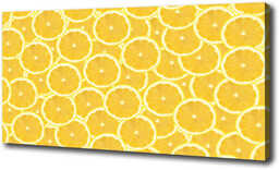 Foto obraz na płótnie Plastry cytryny