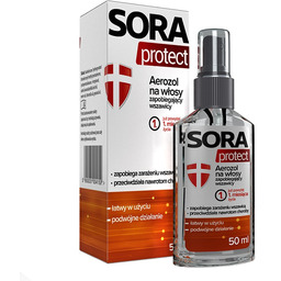SORA Protect Aerozol na włosy zapobiegający wszawicy, 50