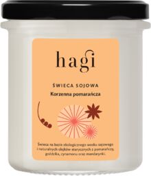 Hagi Korzenna Pomarańcza, świeca sojowa, 165 g