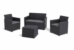Zestaw ogrodowy Marie sofa 2 fotele i stolik