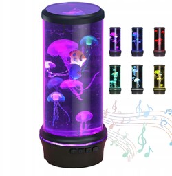Duża Lampka Lawa Lampa Lava z Meduzami Lampa
