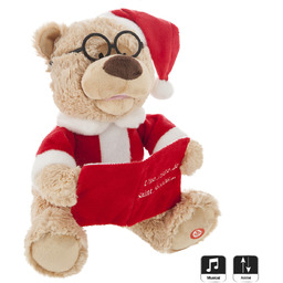 Fééric Lights And Christmas Interaktywny miś w stroju