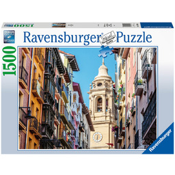 Ravensburger, puzzle, Pamplona Hiszpania, 1500 el.