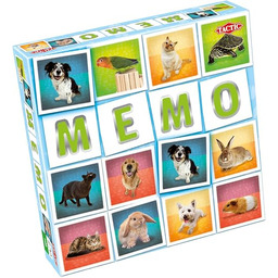 Pets Memo Game 41439 Tactic Memo Pets, Mixed
