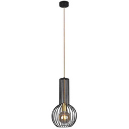 Lumes Czarno-złota druciana lampa wisząca - 13X S134