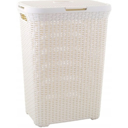 Curver Kosz na bieliznę "natural Style" 60L kremowy