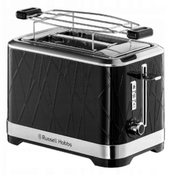 Toster Russell Hobbs Structure czarny tacka na okruchy
