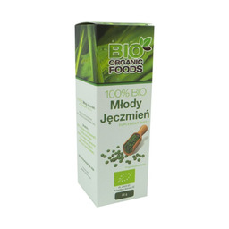 Suplement diety, Bio Organic Foods, młody jęczmień tabletki