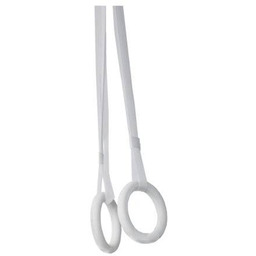 kółka gimnastyczne drewniane Start biały