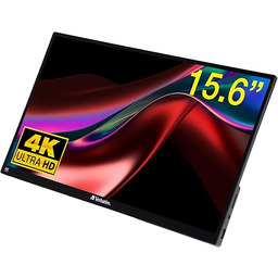 Verbatim Przenośny ekran dotykowy 4K, mobilny ekran 15,6",