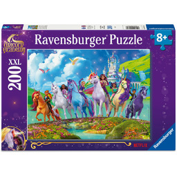 Puzzle dla dzieci 2D Unicorn Academy 200 el.