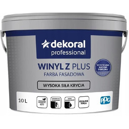 Emulsja Winyl-z Plus 10L biała fasad.