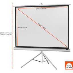 celexon Economy 244 x 183 cm ekran projekcyjny