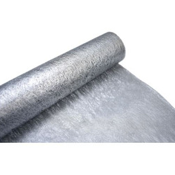 Flizelina metalizowana, 50cm/8mb, srebrna - FLIZM50-110