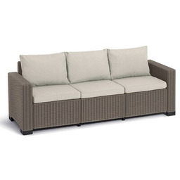 KETER Sofa ogrodowa California 3 Cappucino-beżowy