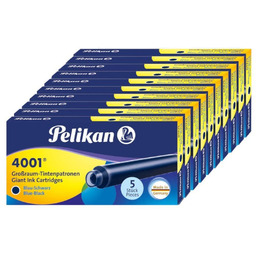 Naboje do pióra wiecznego długie 4001 granat PELIKAN