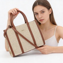 Rieker Torebka damska, torebka z plecionego materiału tekstylnego