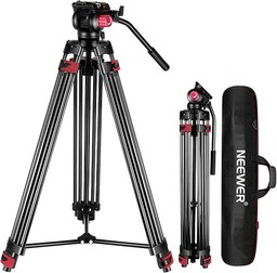 NEEWER Statyw wideo 79"/200 cm, wytrzymały statyw