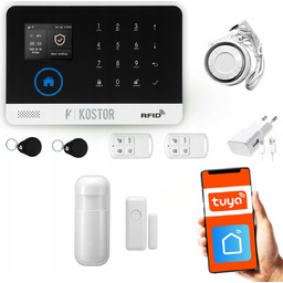 Alarm bezprzewodowy Gsm WiFi z aplikacją Tuya ,