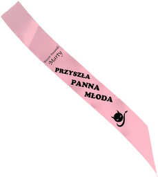 Szarfa personalizowana z imieniem na Wieczór Panieński -