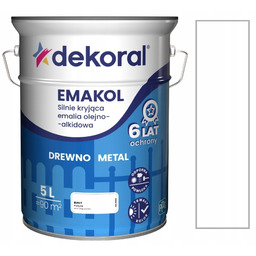 Emakol Strong Emalia Do Drewna I Metalu Biały