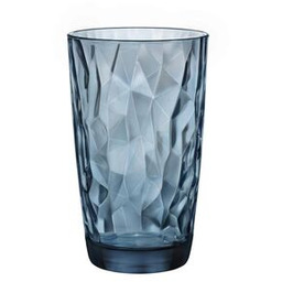 Szklanka Diamond long drink 470 ml niebieski Bormioli