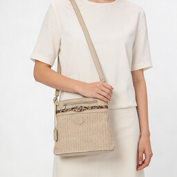 Rieker Torebka damska, z tekstylnego materiału o plecionej