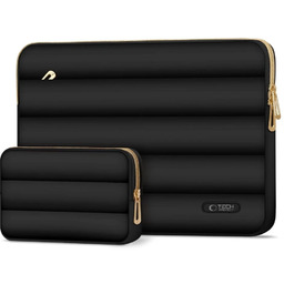 Etui Tech-Protect Puffy 15-16" Black + Mini Pokrowiec