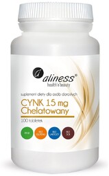 Aliness - Cynk chelatowany 15 mg - 100