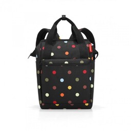Plecak szkolny dla dziewczynki Dots Allrounder, kropki, czarny,