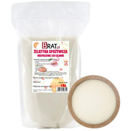 Żelatyna spożywcza wieprzowa 280 Bloom 1kg